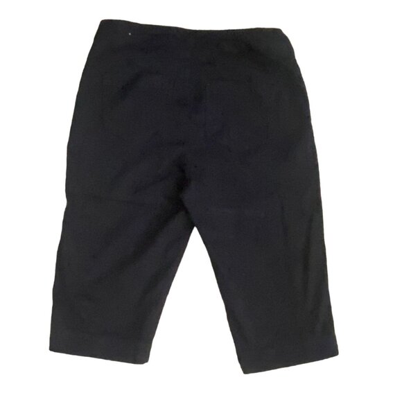 Christopher & Banks Womens Black Knee Length Shorts-Black-6-GUC - Picture 4 of 5
